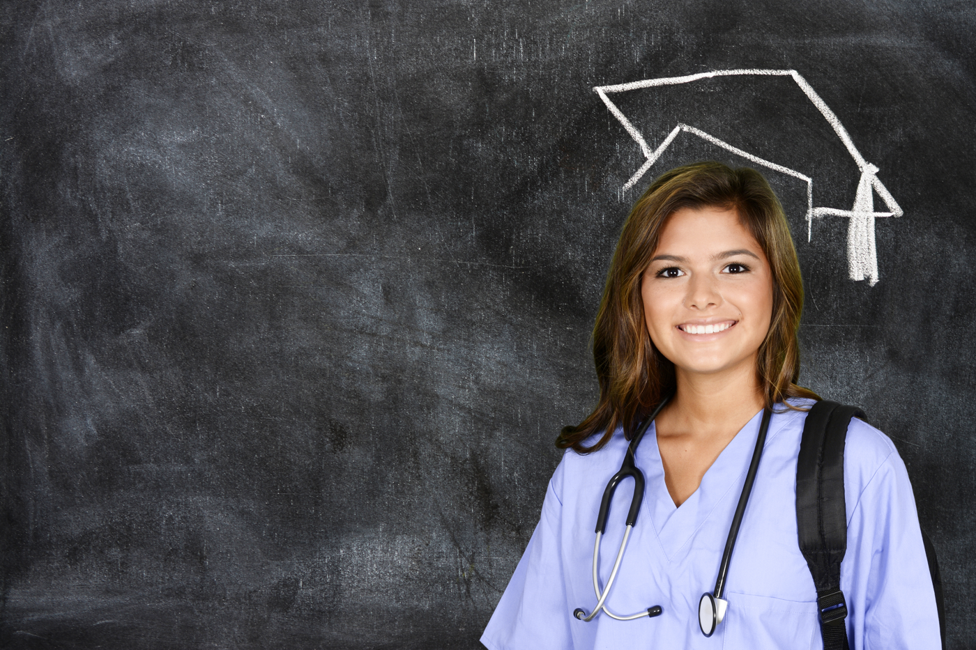 Graduating nursing student
