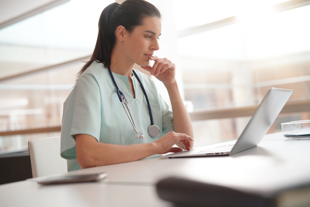 A student nurse registering for the NCLEX