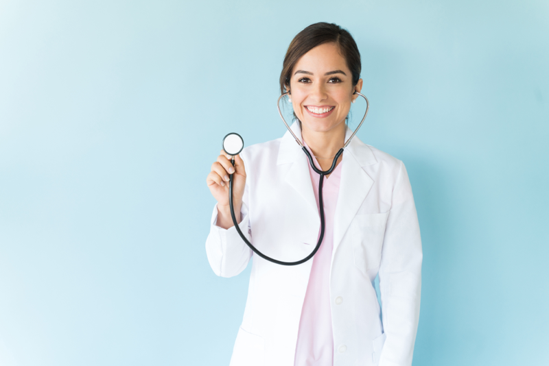 Nurse with stethescope